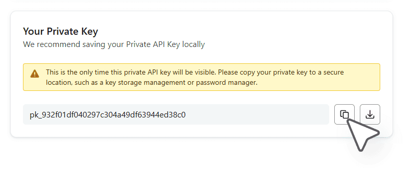 Klaviyo settings screenshot